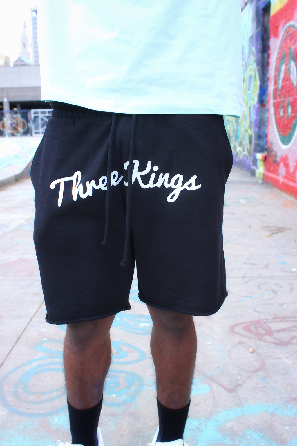 Three Kings Black Shorts